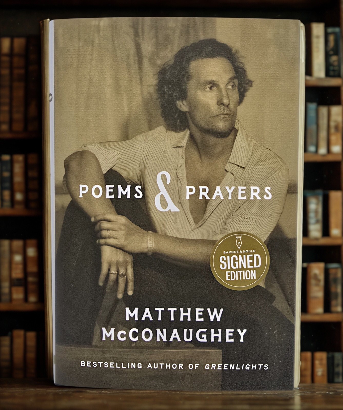 Poems & Prayers Matthew McConaughey Signed Hardcover 1st Edition BN Exclusive