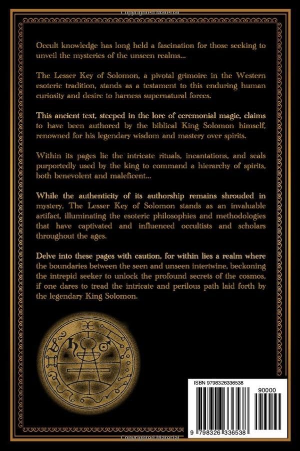 The Lesser Key Of Solomon