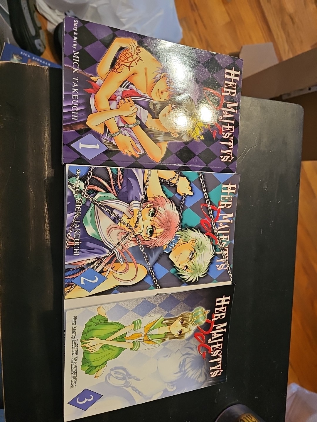 Her Majesty’s Dog Volume 1, 2, 3 English Manga Mick Takeuchi Go! Comic Lot Of 3