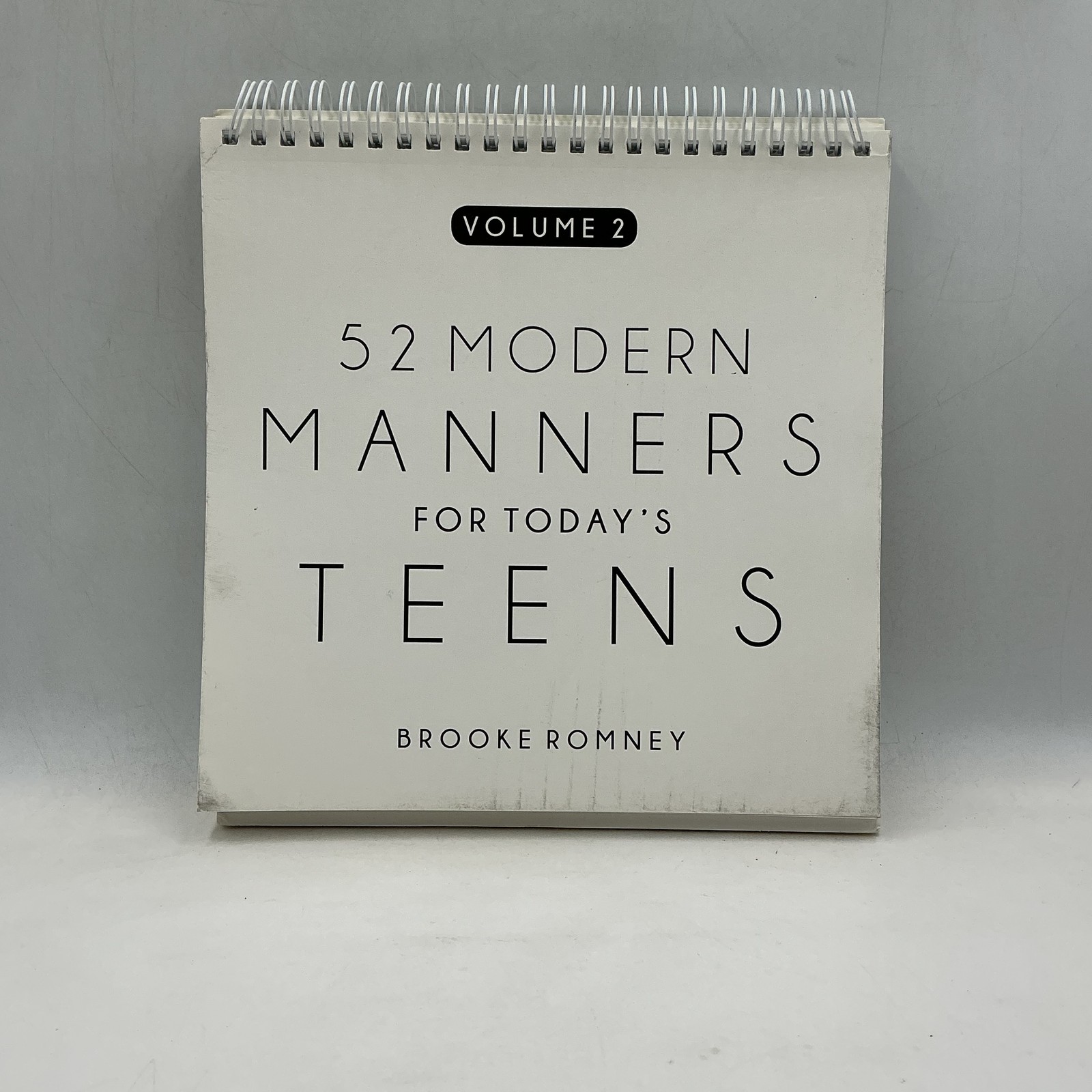 52 Modern Manners For Today’s Teens Volume 2 Brooke Romney White Spiral PB 2022