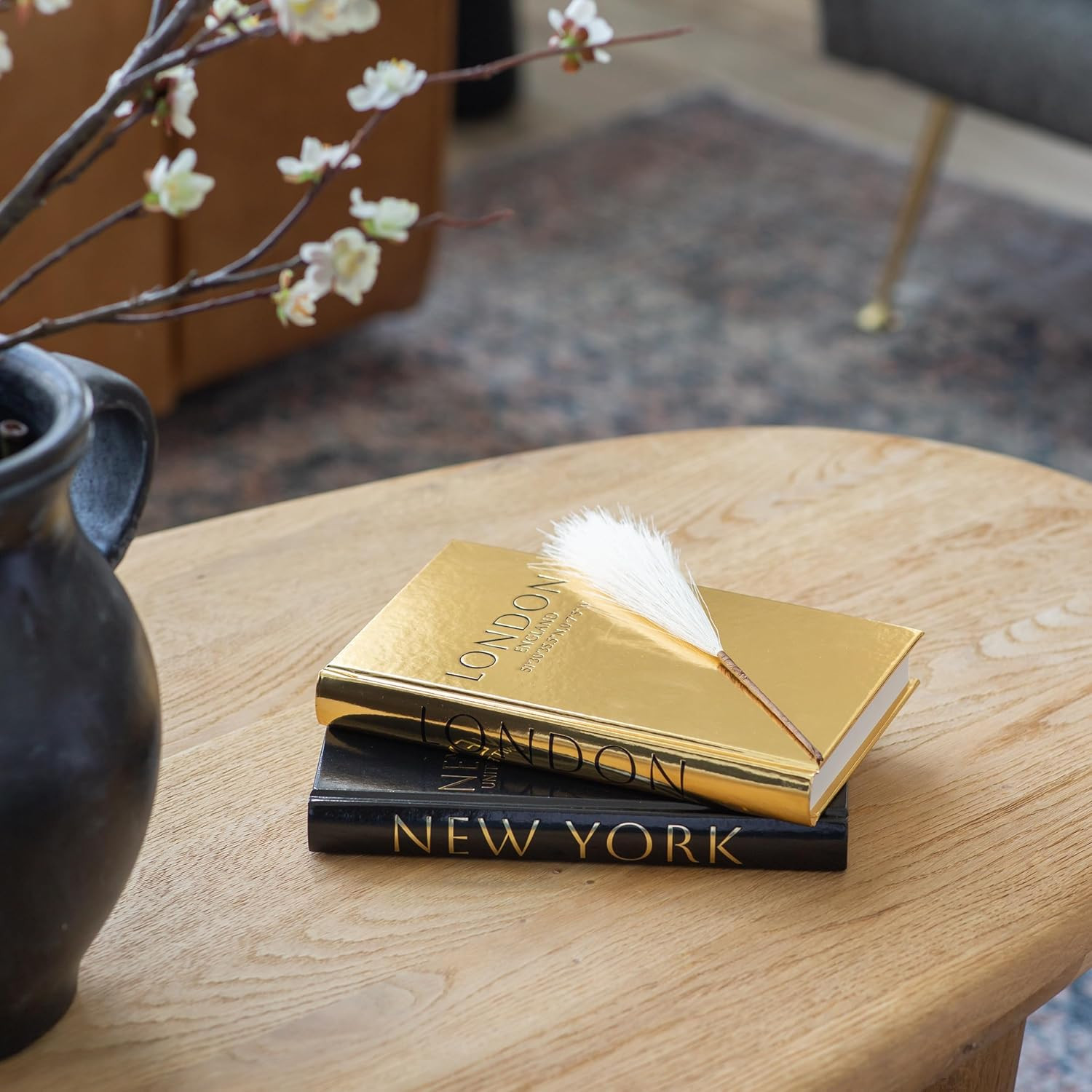 Decorative Books for Home Decor – Decorative Hardcover Display Faux Books for Bo