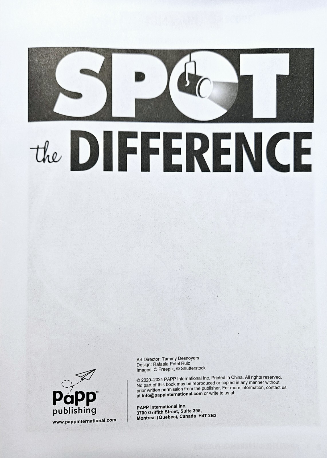 Bundle Of 4 Spot the Difference Puzzle Books Intermediate/ Challenging 2024 NEW!
