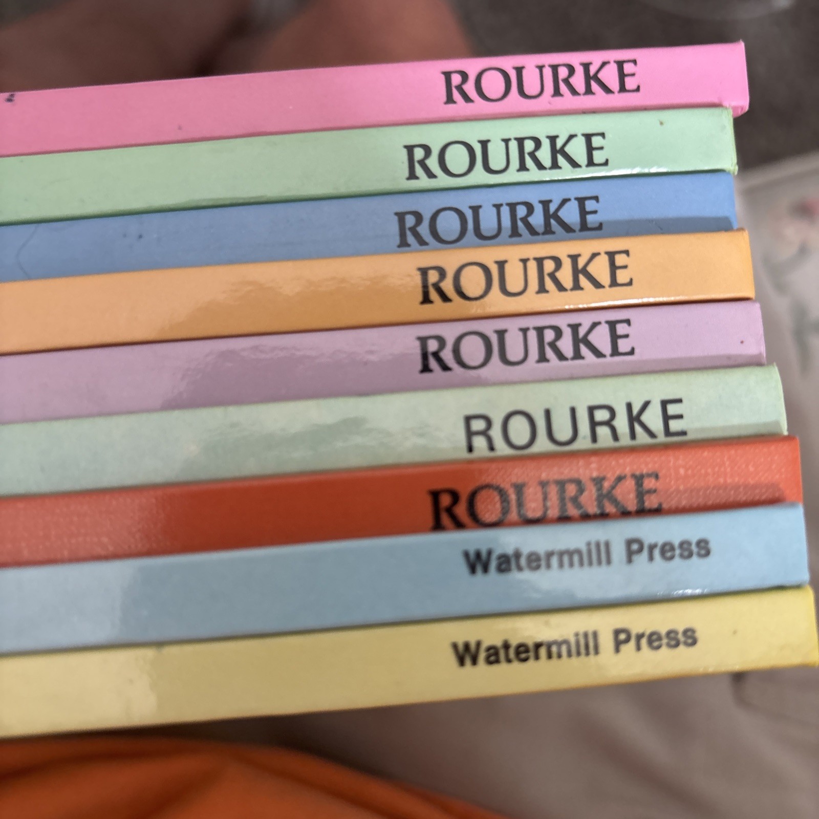 Lot of 9 Hardcover Dinosaur Library Series Books 1980s Rourke Publishing Vtg