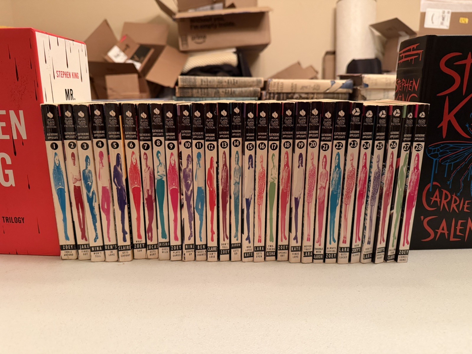 MAKING OUT by Katherine Applegate #1-28 COMPLETE Book Series OOP Vintage