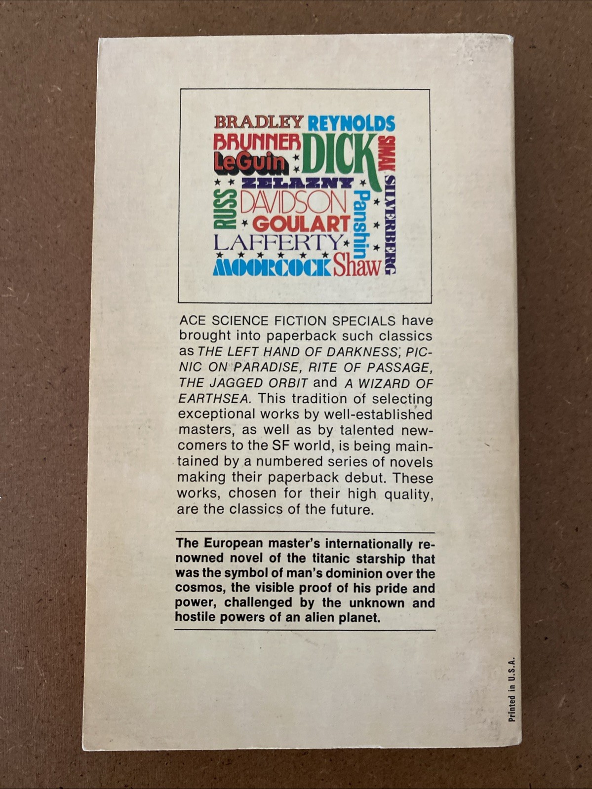 The Invincible by Stanislaw Lem – Ace Science Fiction Special 4 – 1973 1st print