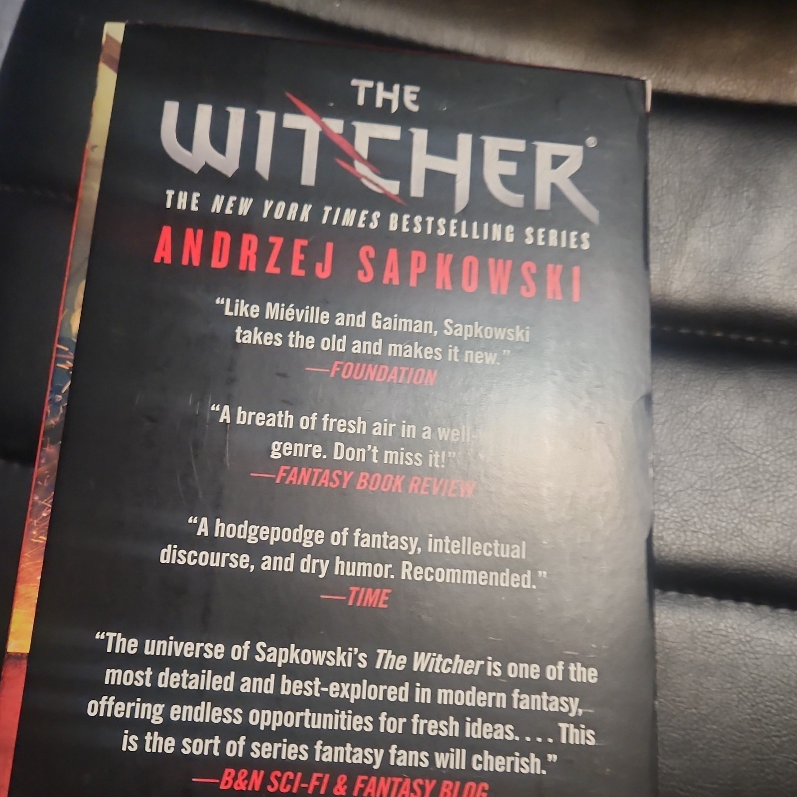 Andrzej Sapkowski The Witcher Paperback Lot: Blood of Elves, Time of Contempt