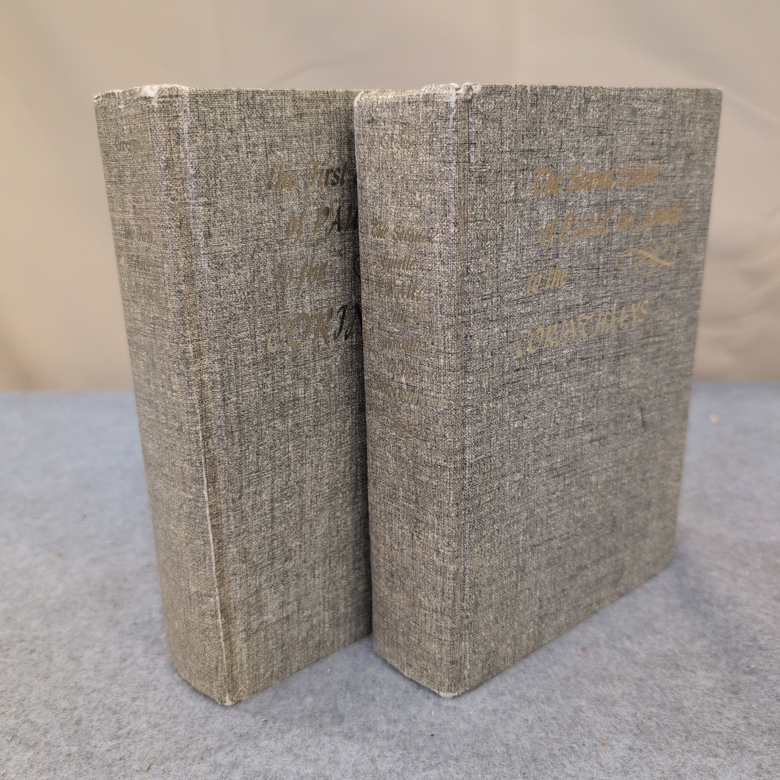 Oliver B Greene First Second Epistle Paul to the Corinthians 2 Vol Book Set VG