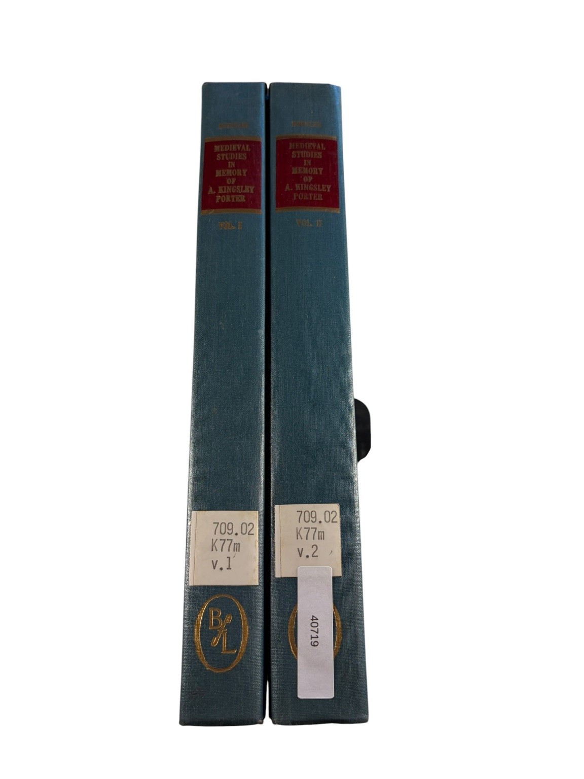 Medieval Studies A. Kingsley Porter Wilhelm Koehler 1969 Reprint 2 Vol Set Books