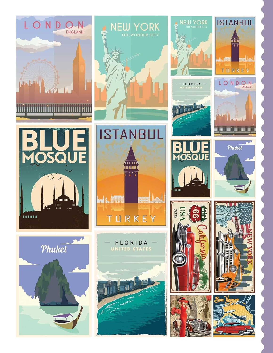 Junk Journal Cutouts: Vintage Designs: From Botanicals to Travel, 350+ Timeless