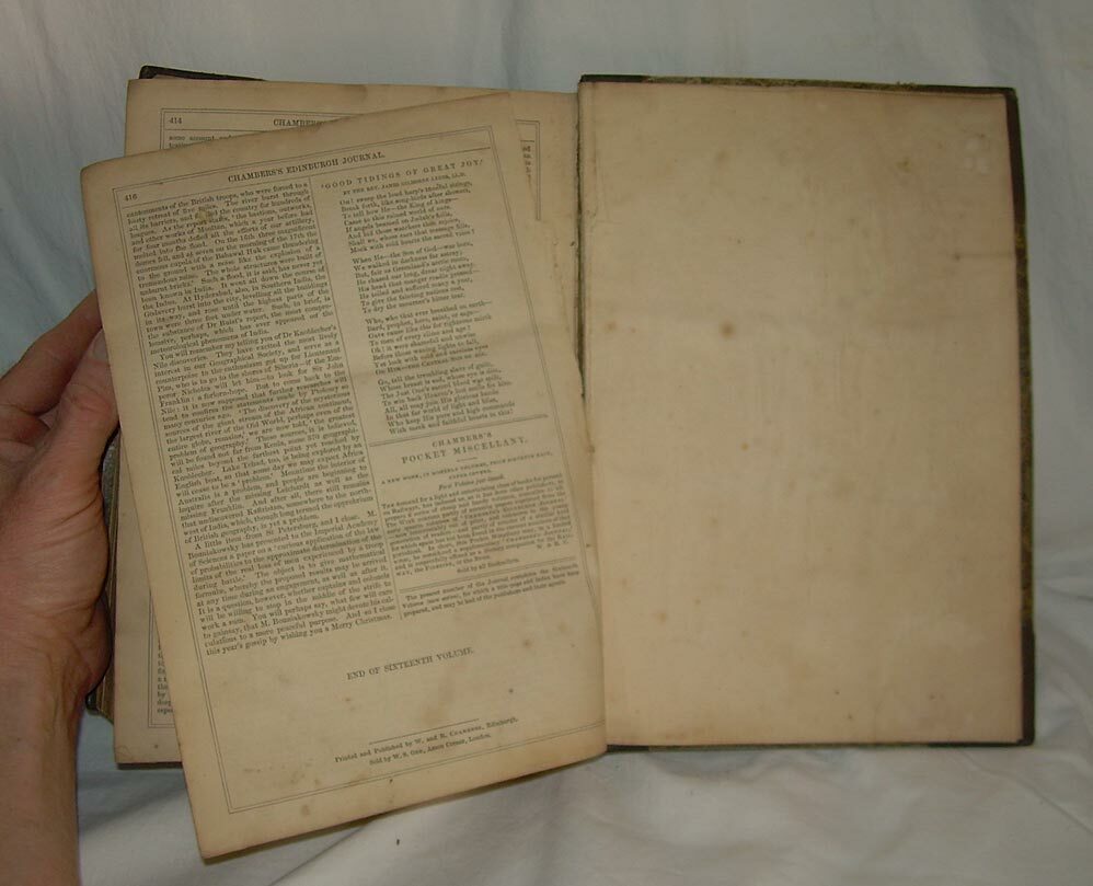 Chambers’s Edinburgh Journal 1851 Bound Issues William & Robert Chambers