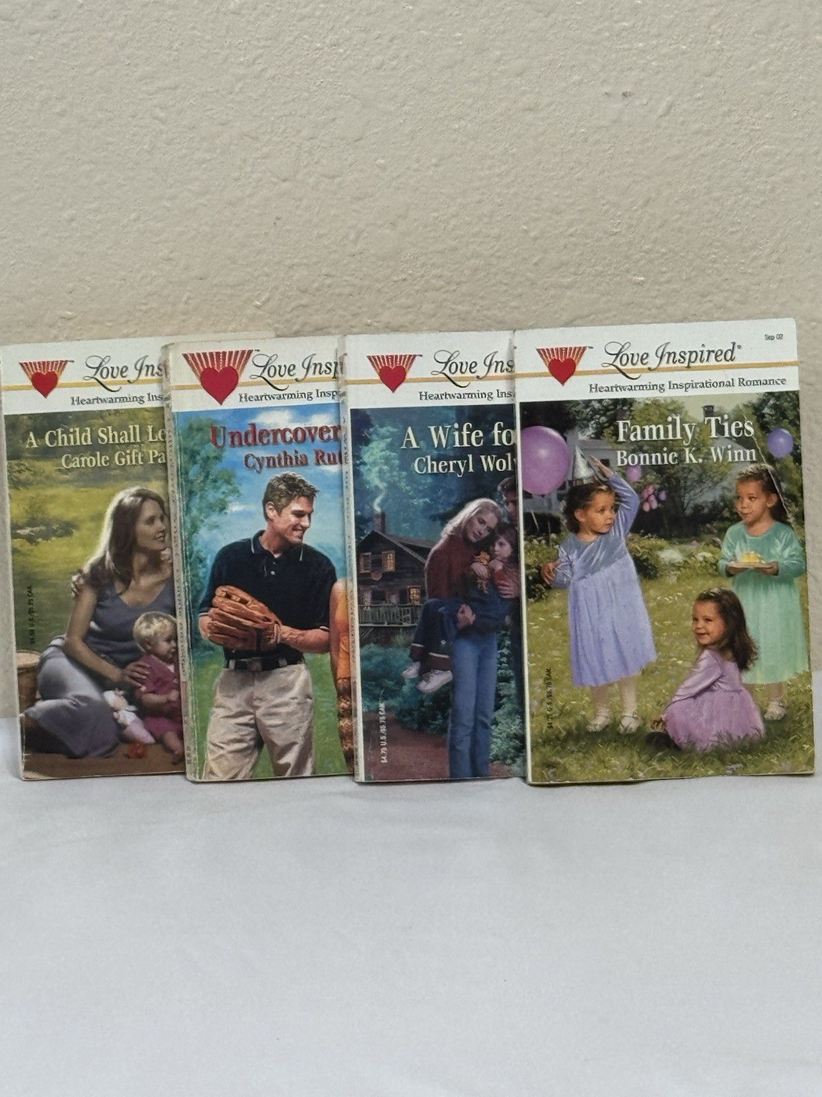 Steeple Hill Love Inspired Series Lot 4 Paperback Books