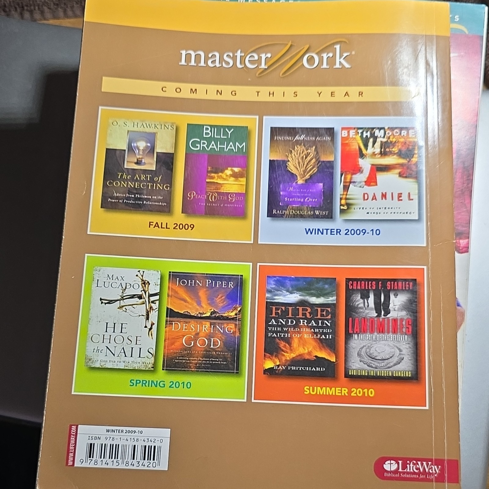 LifeWay MasterWork Adult Bible Study Paperback Various Lessons & Authors 2009