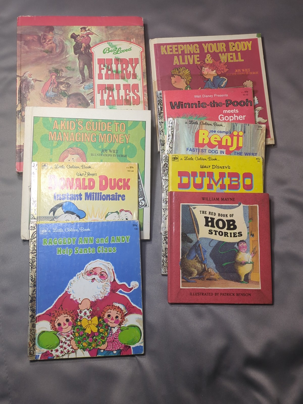 LOT OF VINTAGE KIDS BOOKS (10)