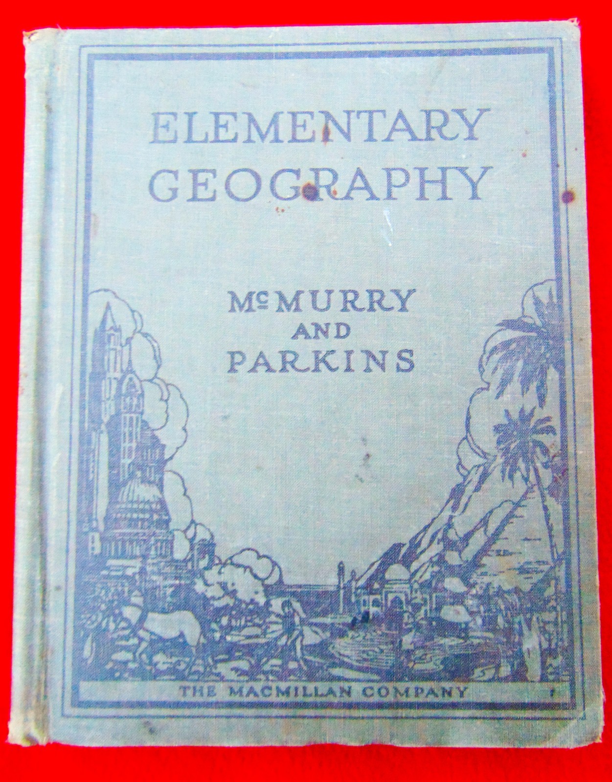 ELEMENTARY GEOGRAPHY ~ 1924 ~ ANTIQUE SCHOOL BOOK ~ 322 PAGES ~ ILLUSTRATED