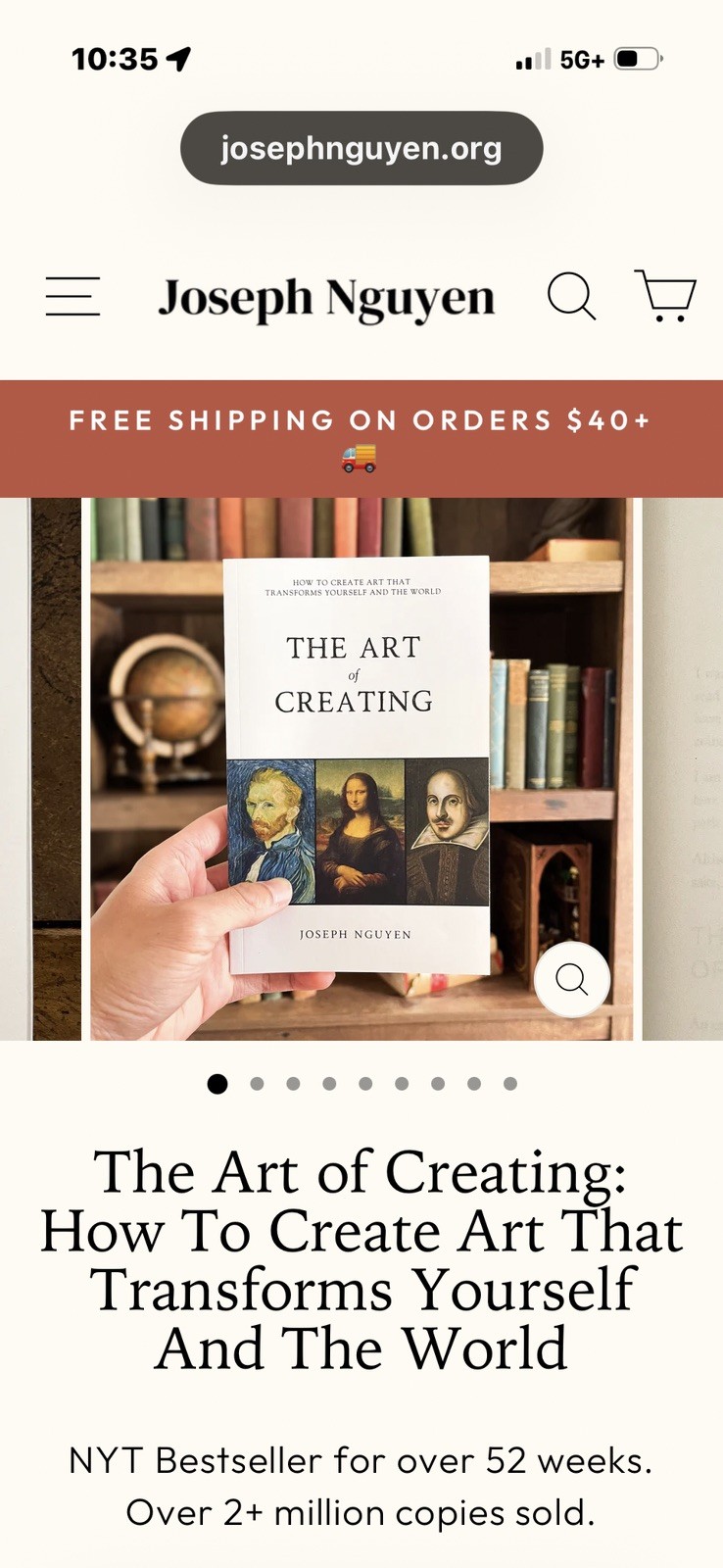 The Art of Creating Joseph Nguyen