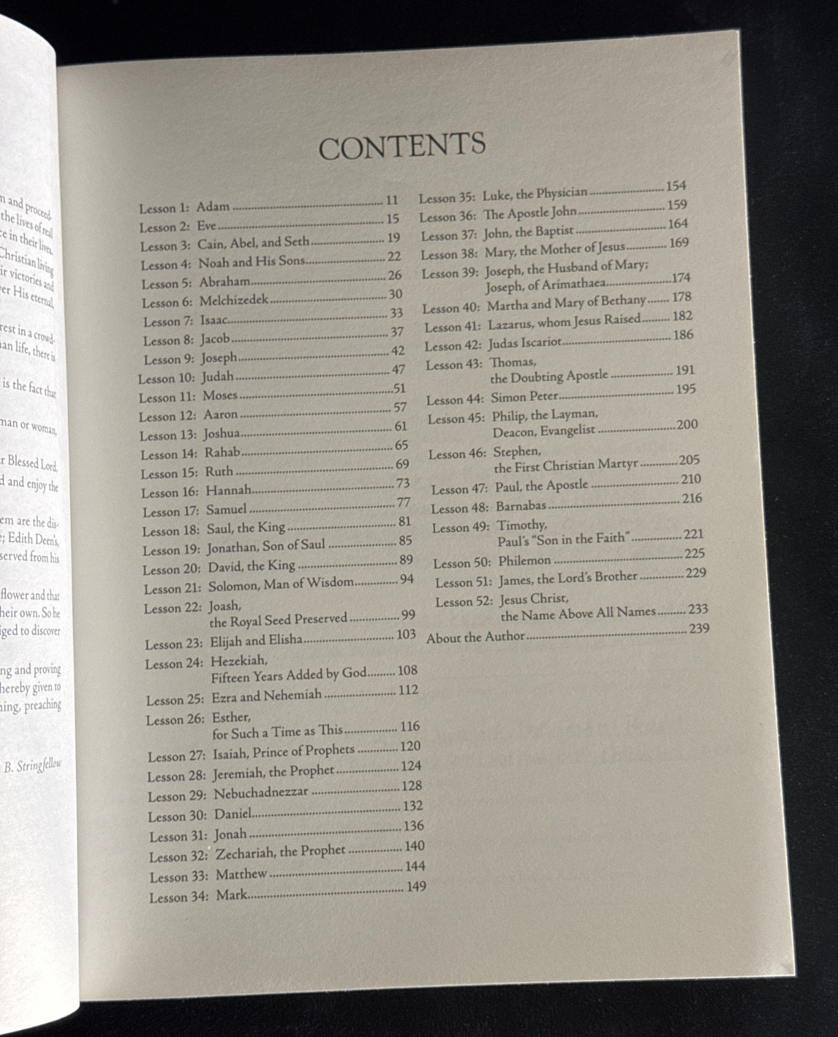 Great Characters of the Bible Alan Stringfellow 52 Lessons Study Guide Workbook