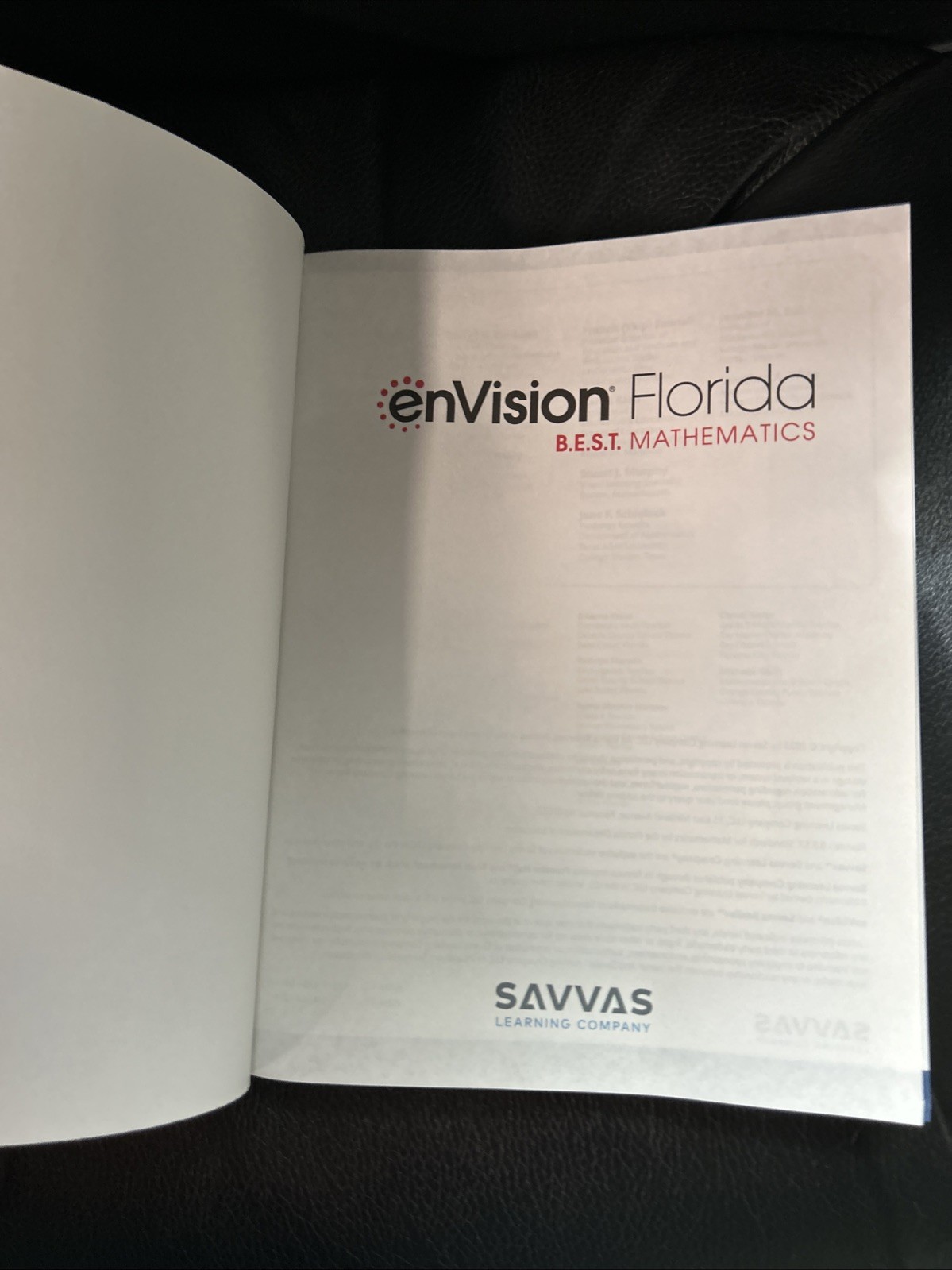 Grade 5 Envision Florida B.E.S.T. Mathematics Student Edition Volume 1 2023 NEW