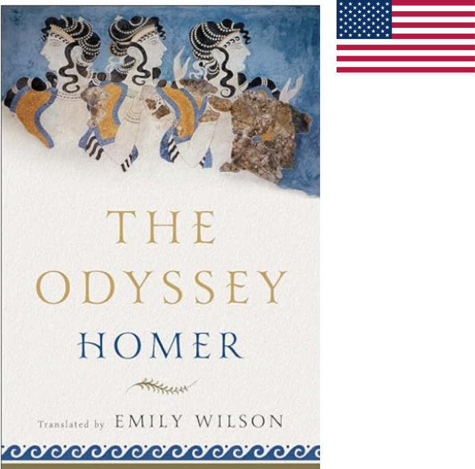 The Odyssey by Homer Paperback Classic Greek Epic Literature Book