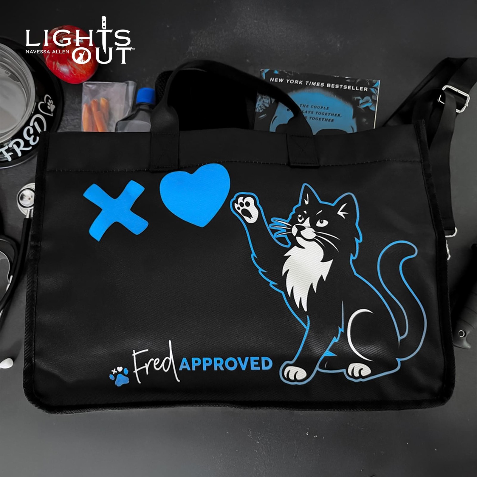Lights Out Navessa “Allen Fred Approved” Tote Bag