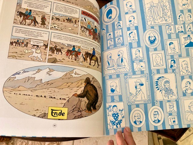 TINTIN German language Tim und Struppi: Tim in Tibet Paperback in 1999