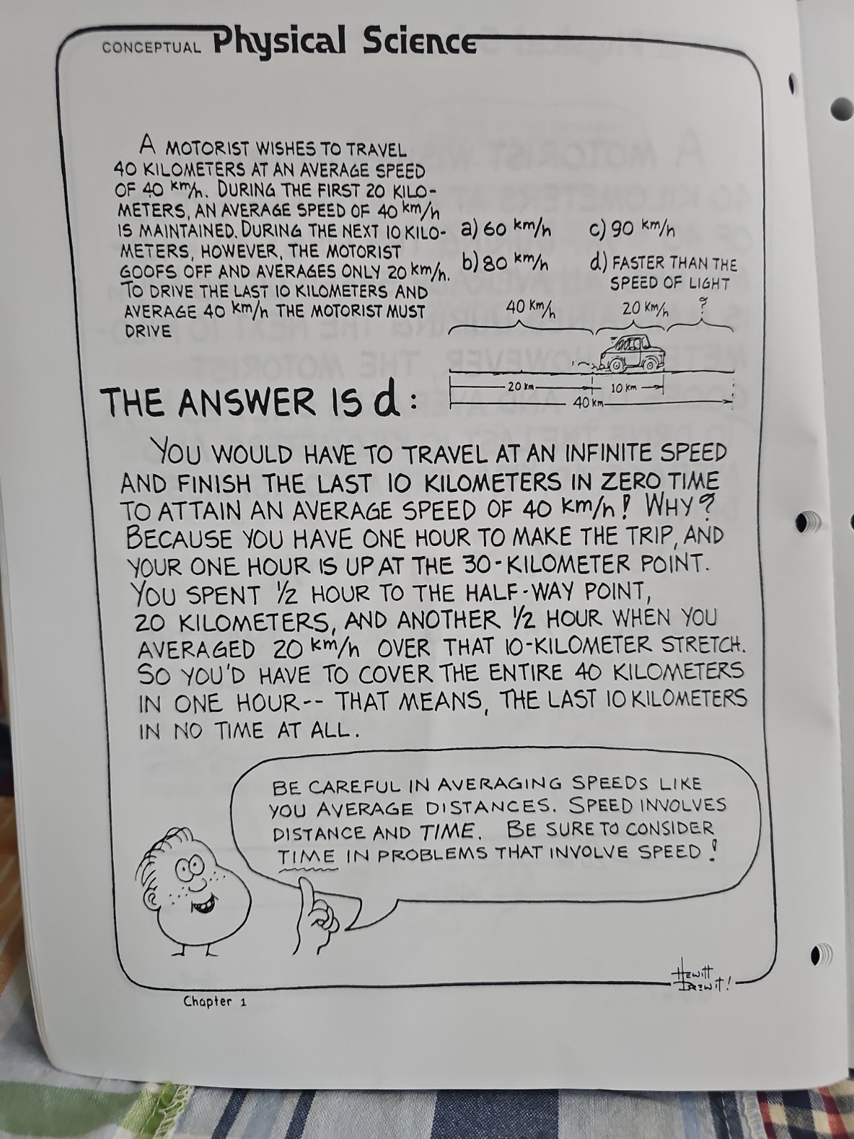 Conceptual Physics, Physical Science Next TIME questions instructors Manual