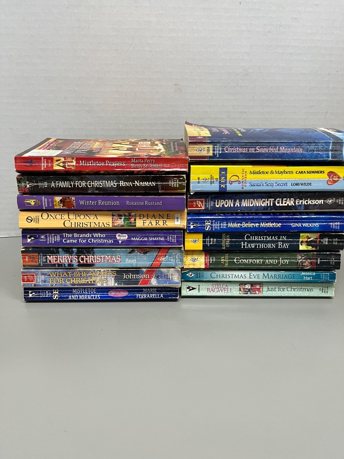 Christmas Mass Market Books Lot of 16 (See Photos for Titles)