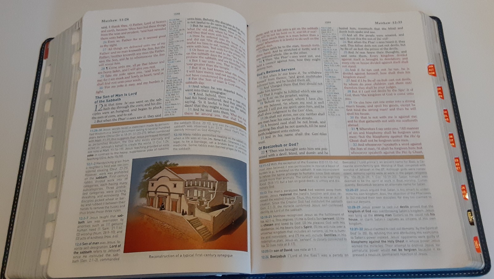KJV King James Version Study Bible Holman Indigo (Blue) LeatherTouch Indexed