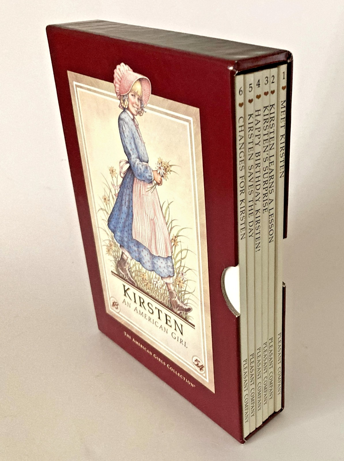 VTG Kirsten American Girl Series Box Set 1-6 Pleasant Co. Original 1st Ed 1980s