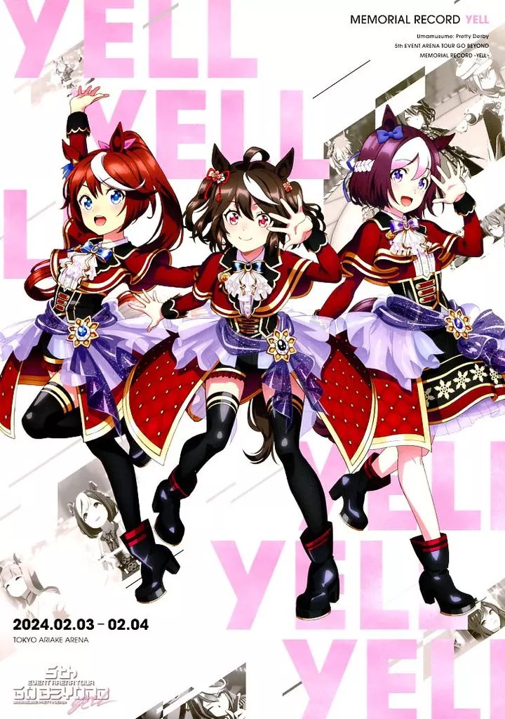 Uma Musume Pretty Derby Anime Mook 5th Event Arena Tour Book 156 Pages
