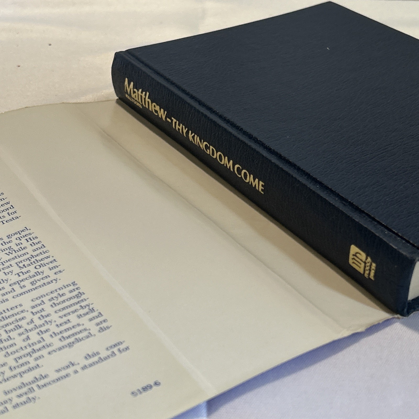 Matthew: Thy Kingdom Come (1974) ~ John F. Walvoord ~ Hardcover