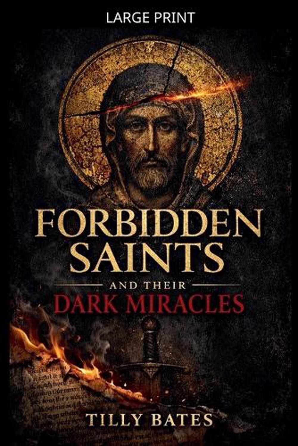 Forbidden Saints and Their Dark Miracles by Tilly Bates Paperback Book