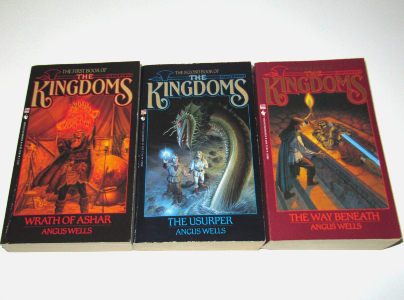 Complete Book of the Kingdoms series by Angus Wells PB #1-3 lot of 3 books