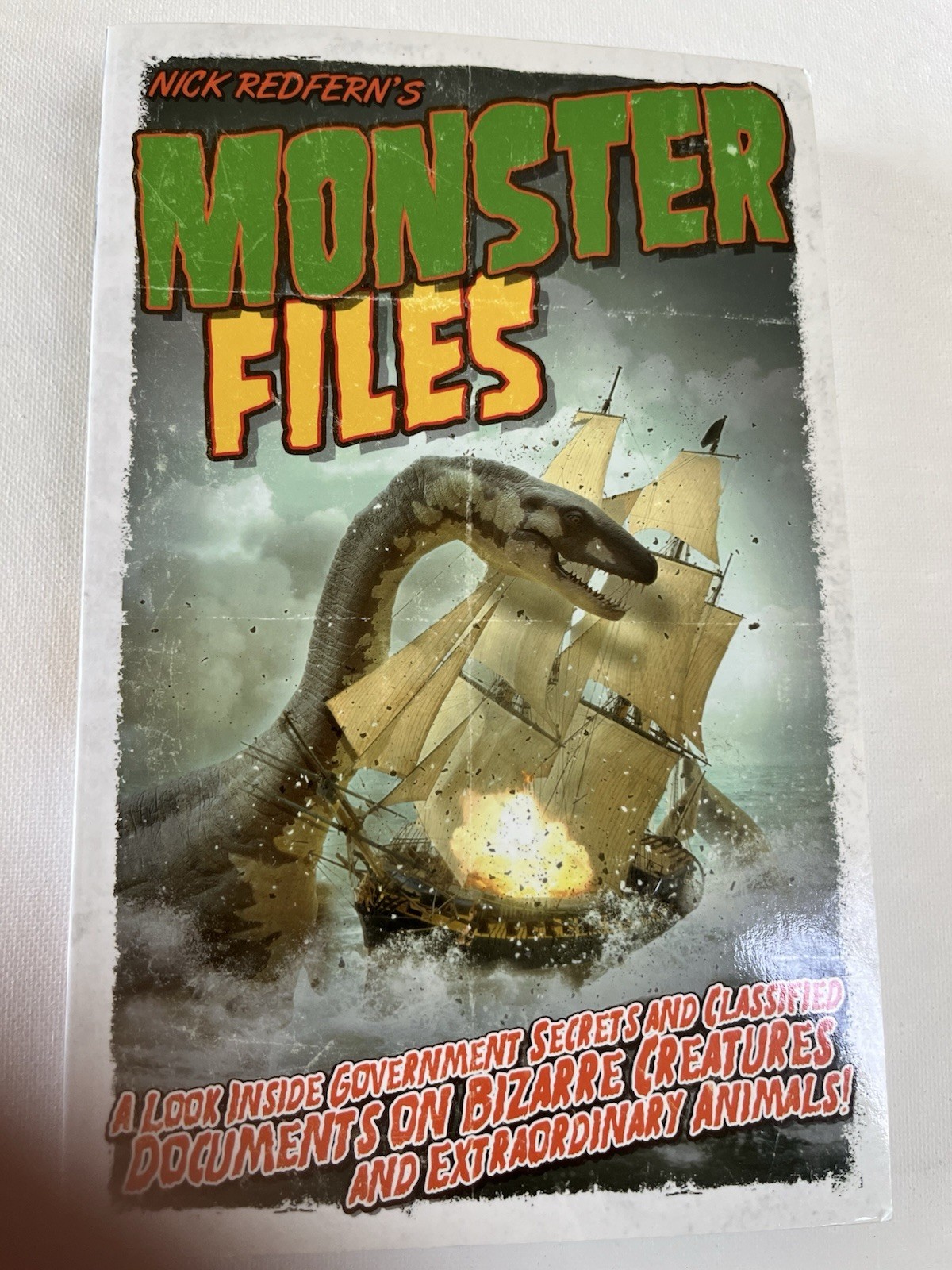 Monster Files Children’s Paperback Book by Nick Redfern