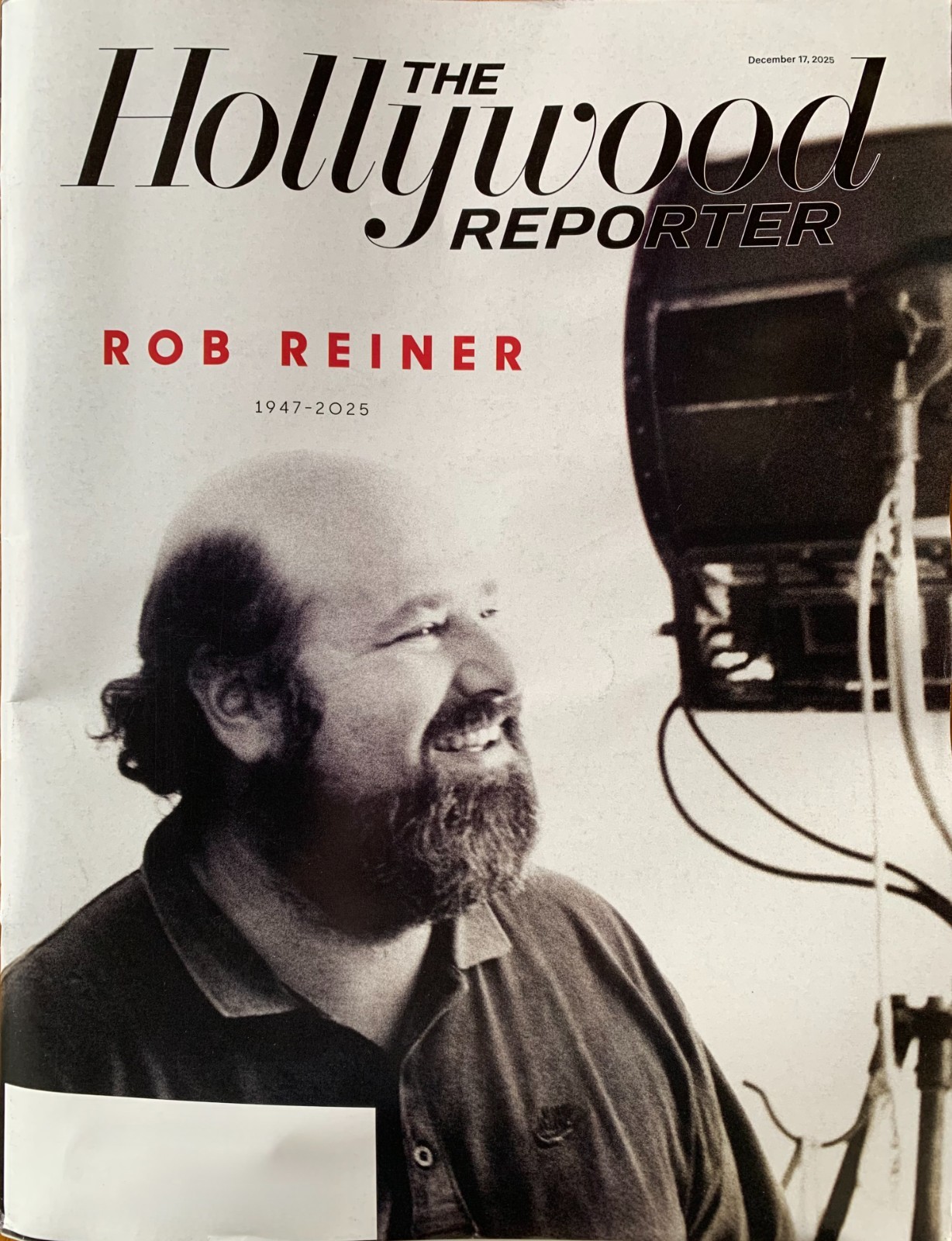 The Hollywood Reporter ROB REINER 1947-2025 December 17, 2025