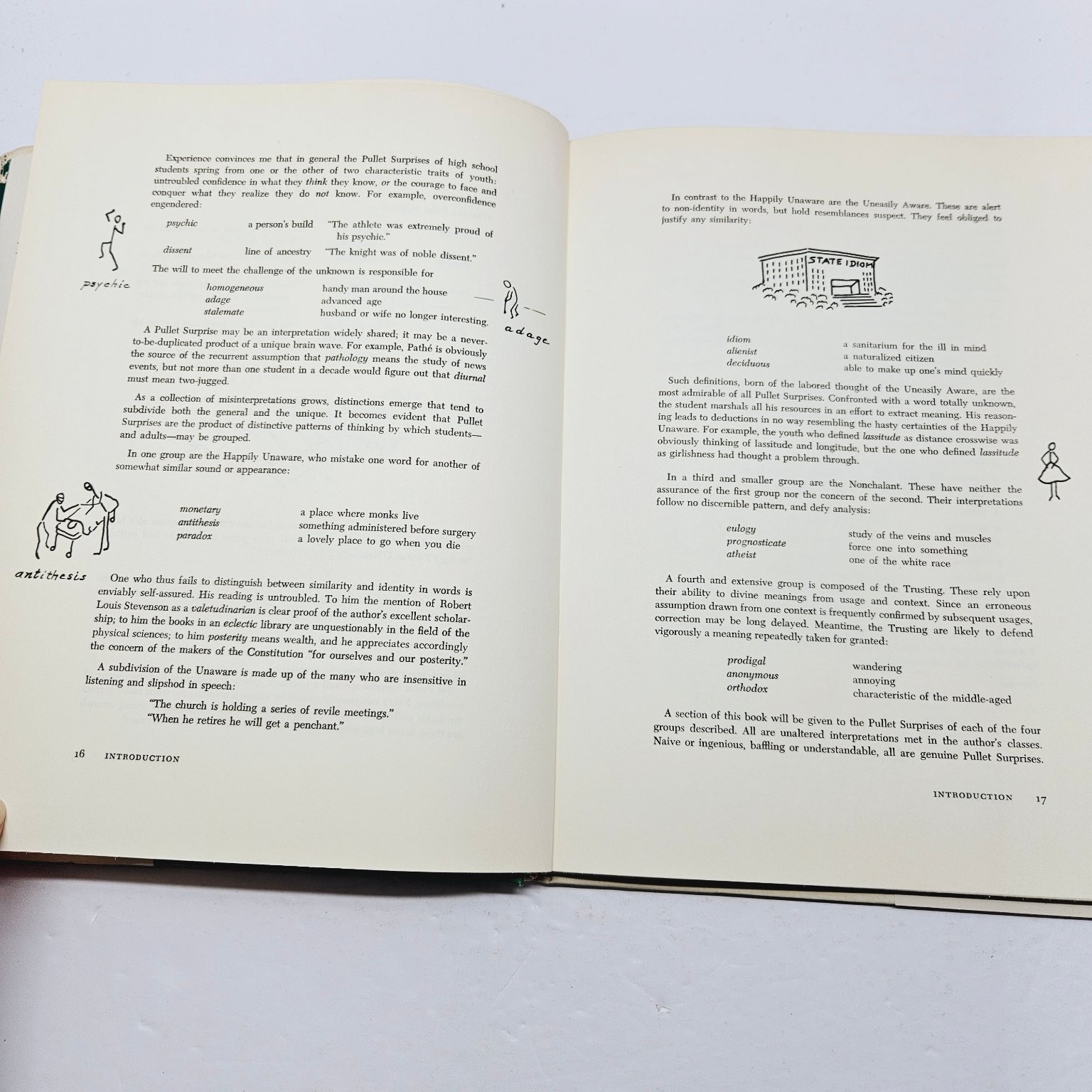 Humorous Language Book – Pullet Surprises – Amsel Greene 1970 Sultana Press