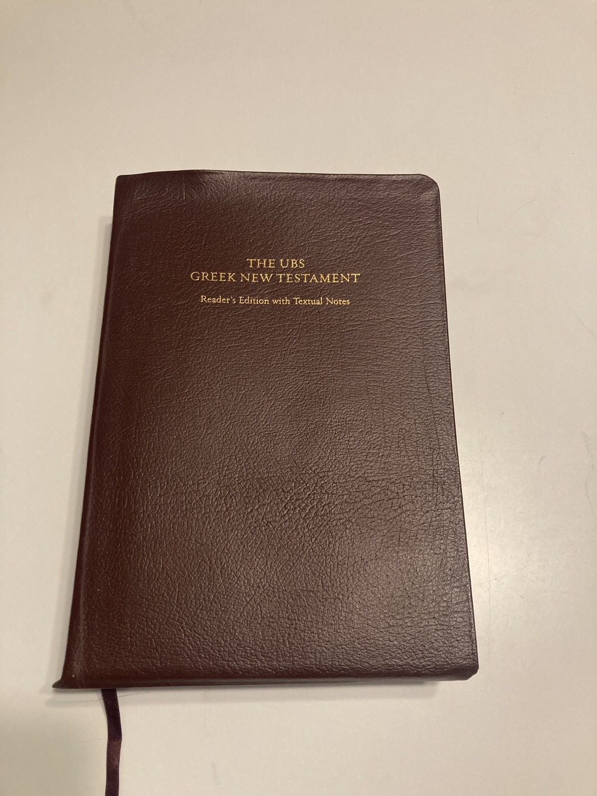 UBS Greek New Testament by Not Available (2011, Leather)