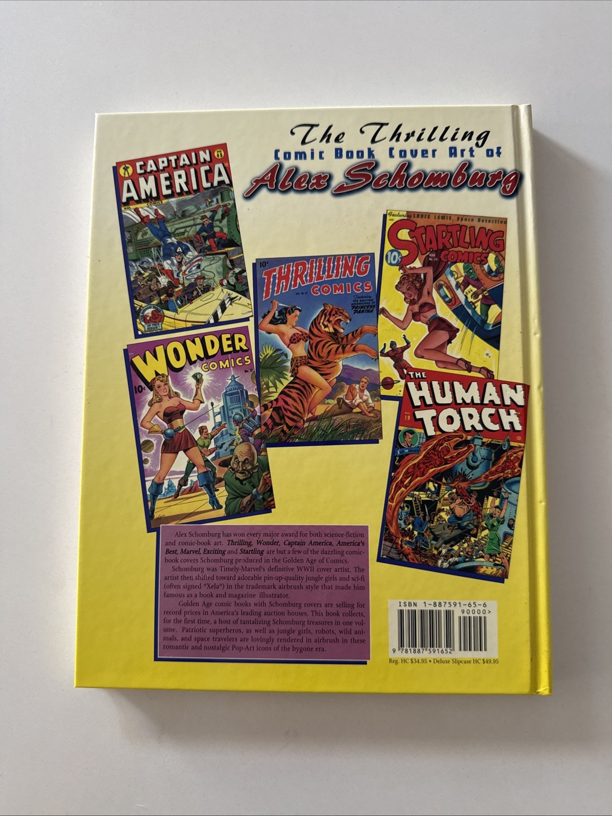 Thrillling Comic Book Art of Alex Schomburg Deluxe Hardcover HC Slipcase Ltd 600