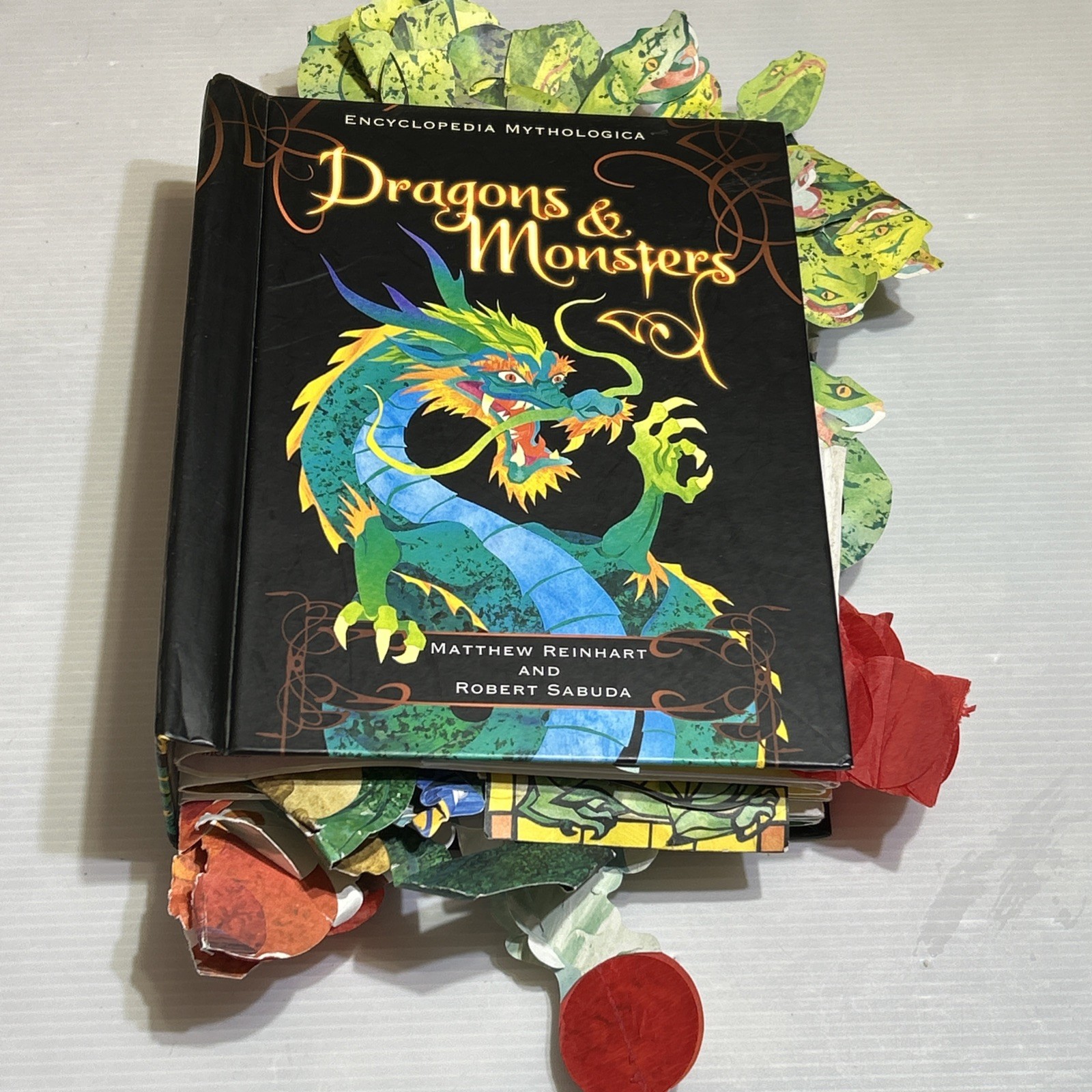 Encyclopedia Mythologica Dragons & Monsters Pop Up Book Matthew Reinhart READ