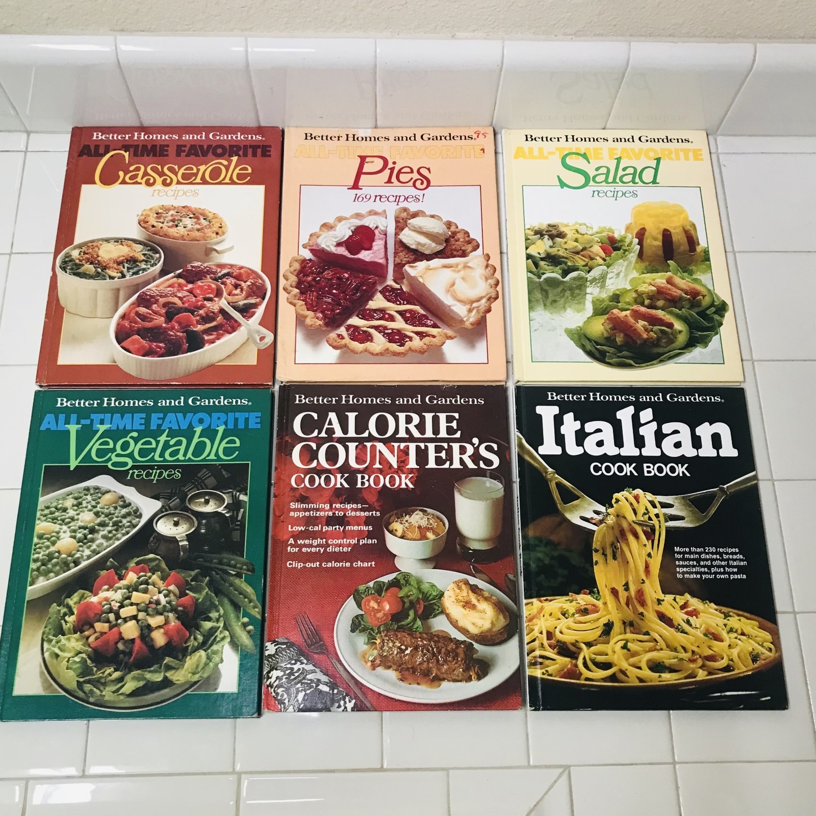 Vintage 1970s Better Homes & Gardens Recipe Cookbooks HC – Lot of 6