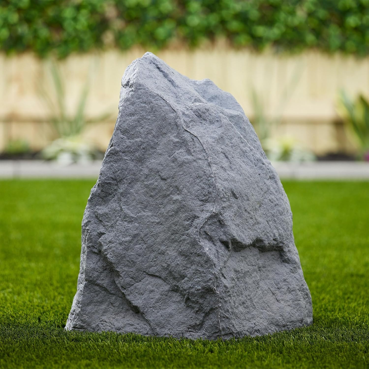 Large Realistic Outdoor Faux Rock Covers for Landscaping Lawns and Gardens