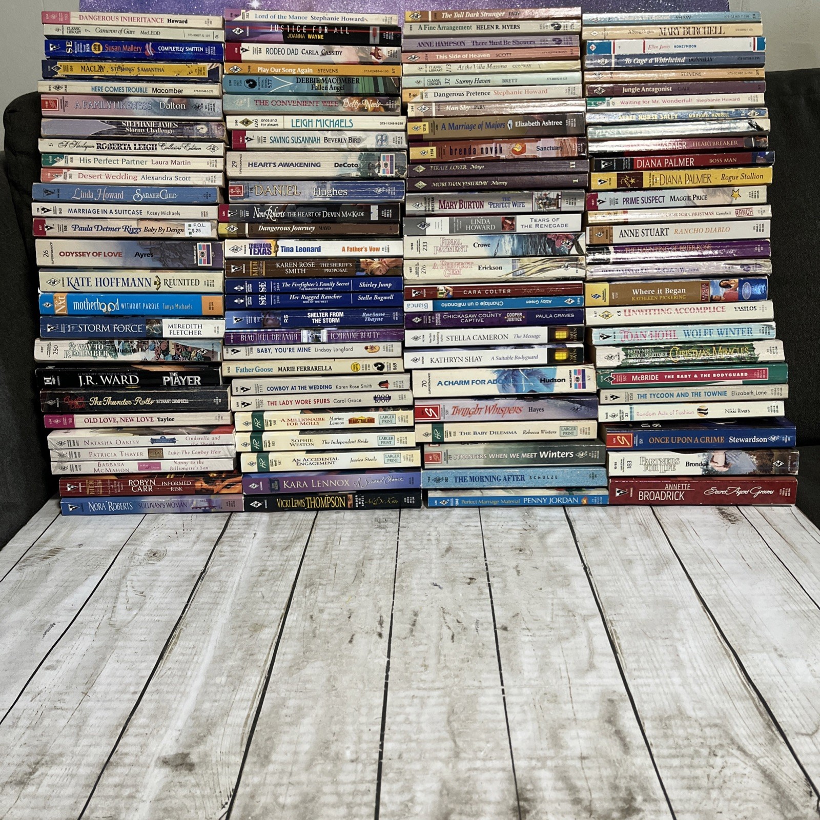 VINTAGE Mix Lot Of 107 Harlequin Romance Desire Present Silhouette Mix Author’s