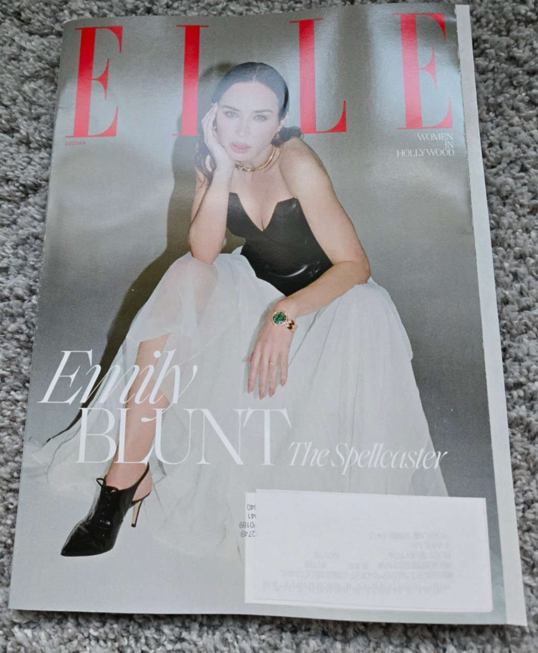 ELLE USA MAGAZINE Dec2025 /Jan 2026 Emily Blunt cover Women in Hollywood *NEW*