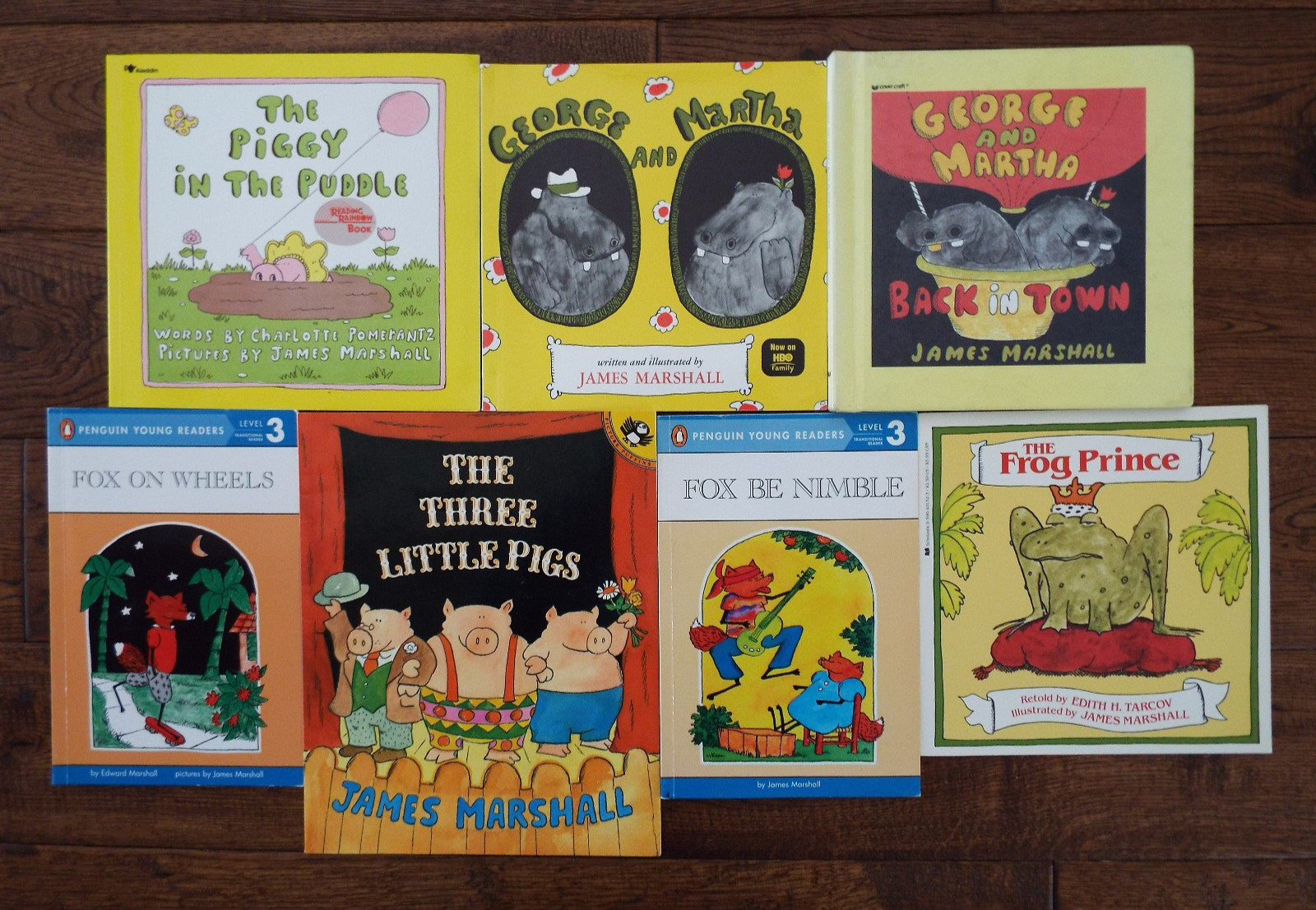 Lot 9 James Marshall Childrens Picture Books Fox All Week George and Martha