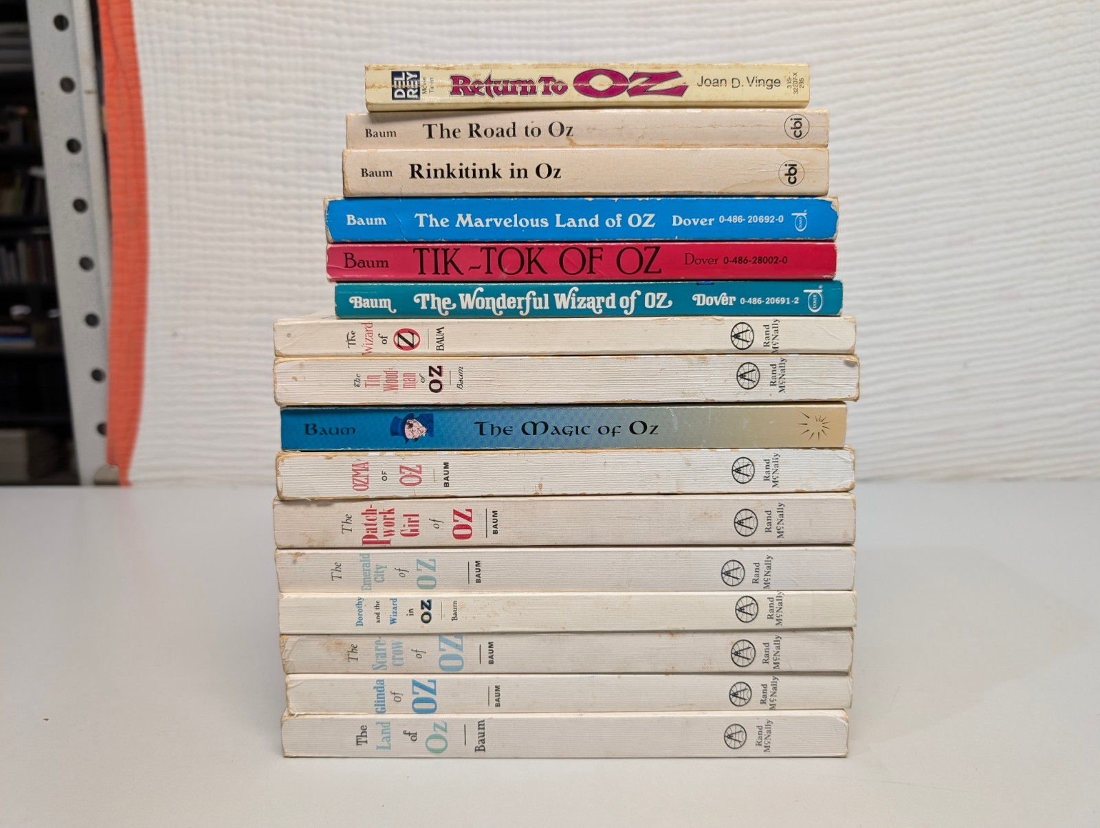 Oz Paperback Book Lot of 16 by L. Frank Baum