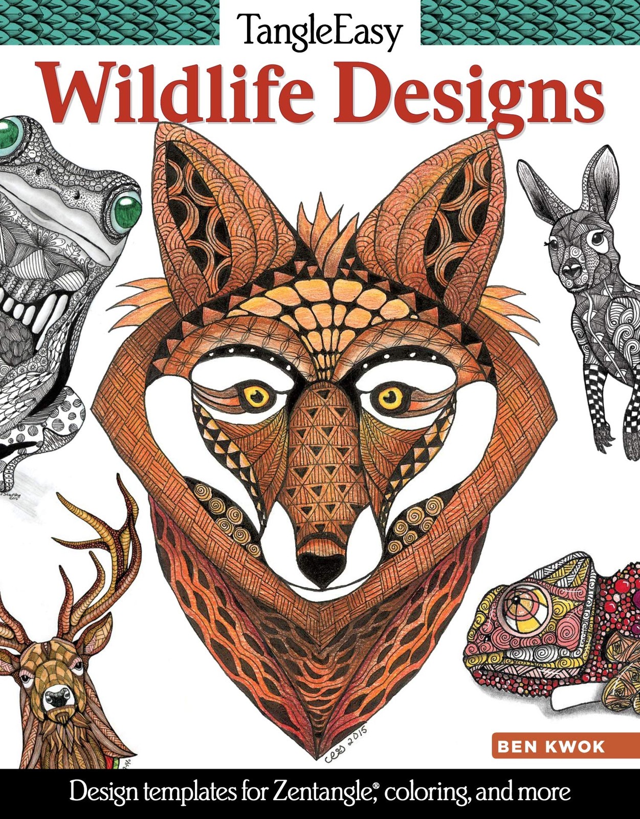 TangleEasy Wildlife Designs: Design Templates for Zentangle (R), Coloring, a…