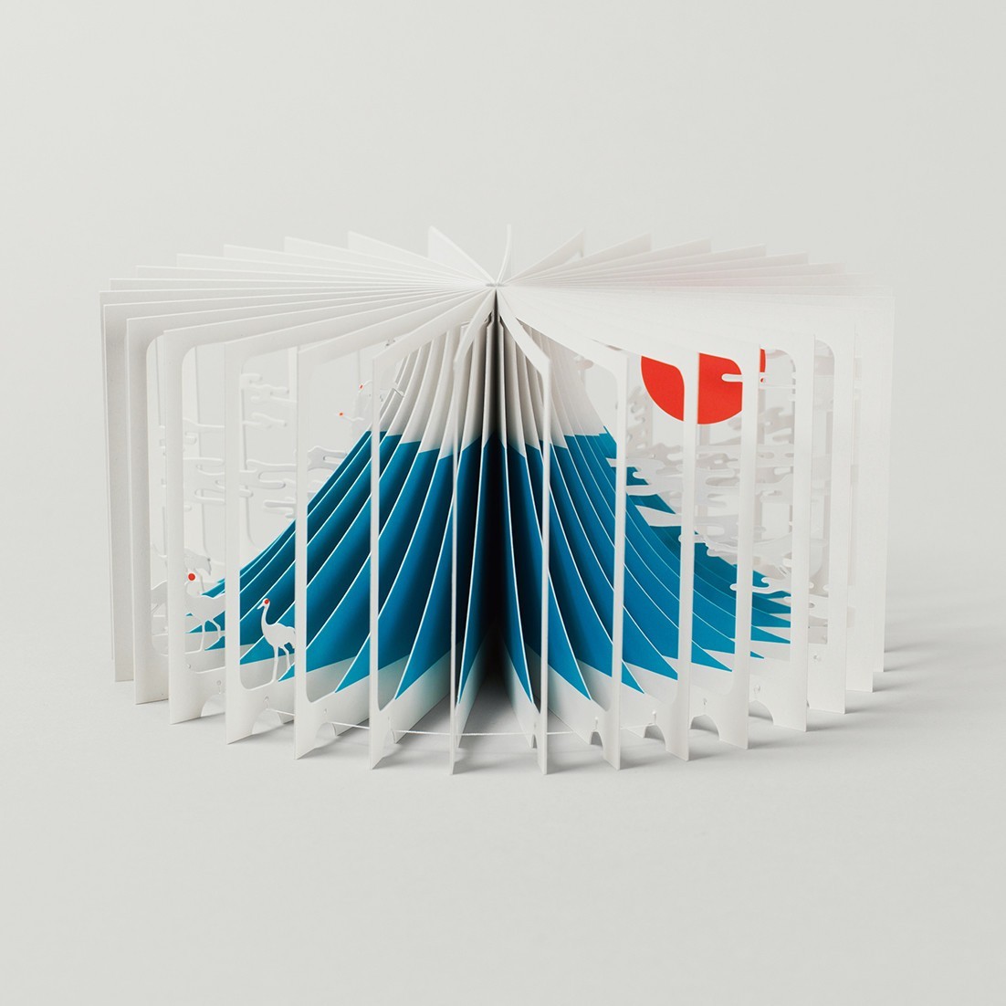 JAPAN Mount FUJI 360°BOOK 3D Gimmick Pop Up Book