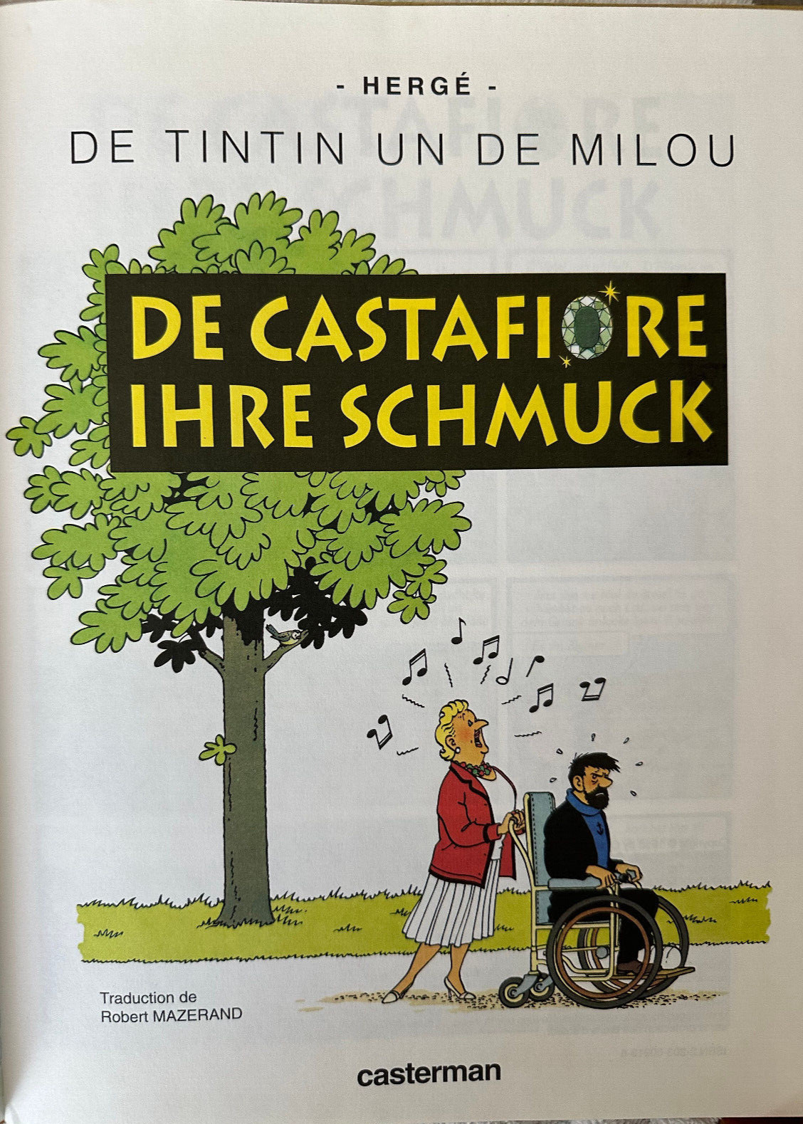 TINTIN Hergé De Tintin un de Milou De Castafiore Ihre Schmuck EO Alsatian