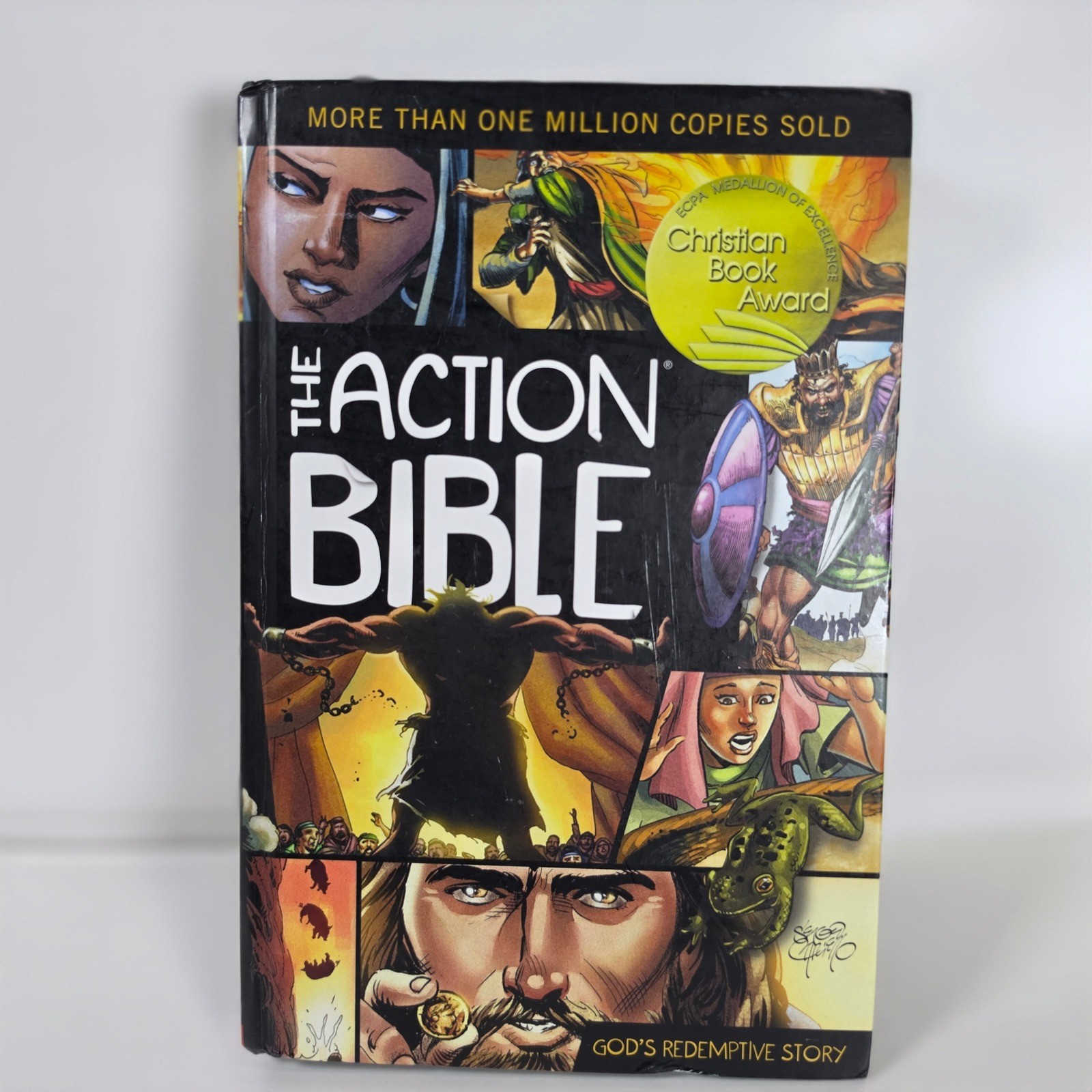 The Action Bible Gods Redemptive Story Hardcover Graphic Novel Sergio Cariello