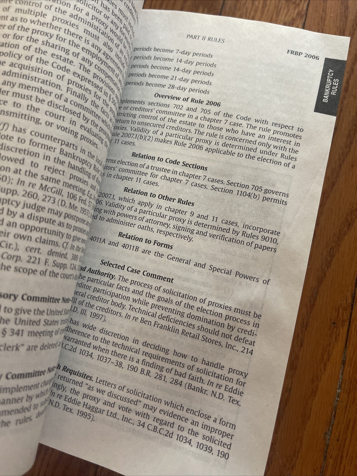 Collier Pamphlet Edition Part 2 (Bankruptcy Rules) 2021 Edition