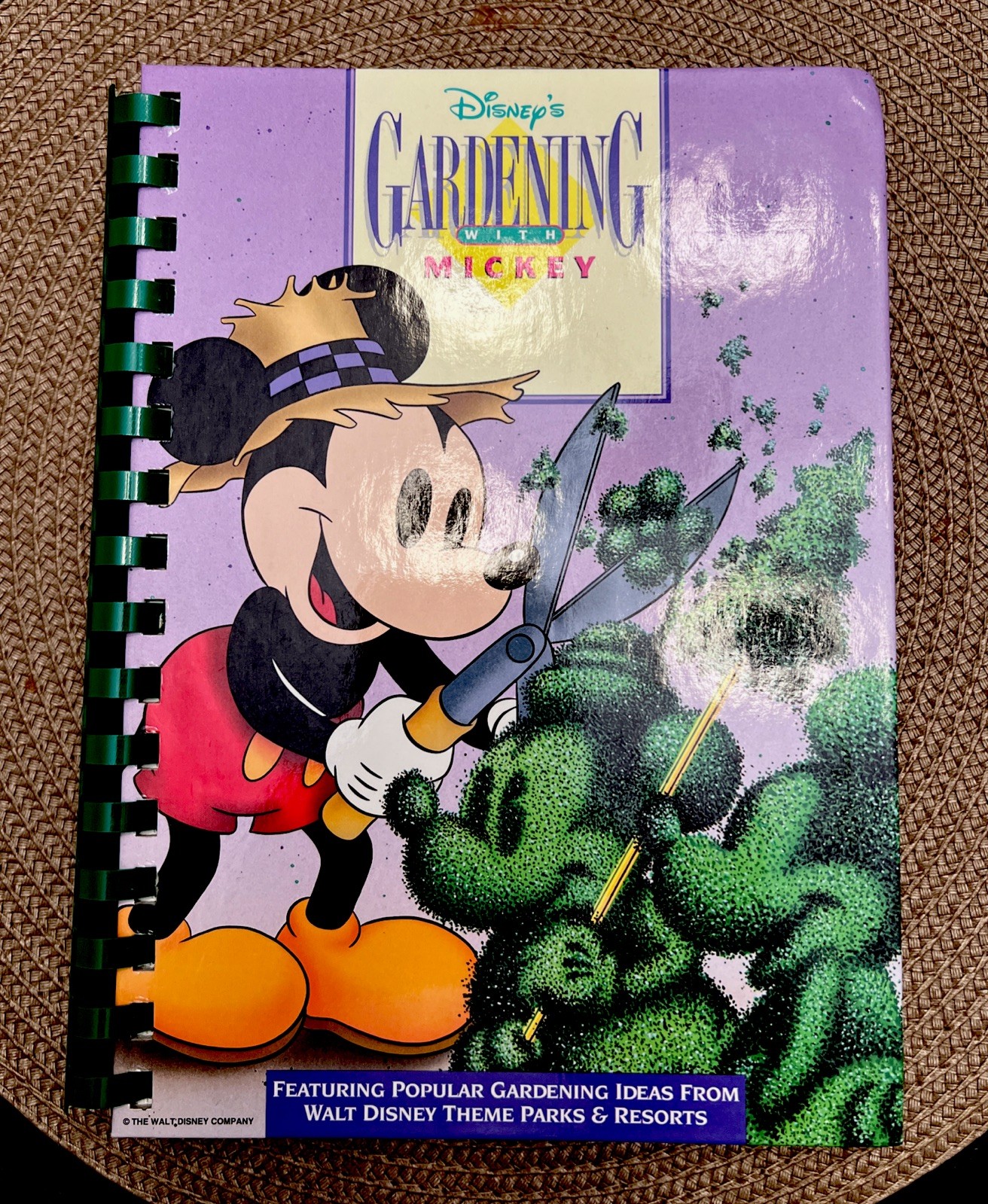 Disney’s Gardening with MICKEY 1st Edition Hardcover With Spiral Binding